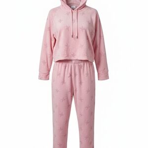 Juicy Couture Pink Hoodie and Pants Set